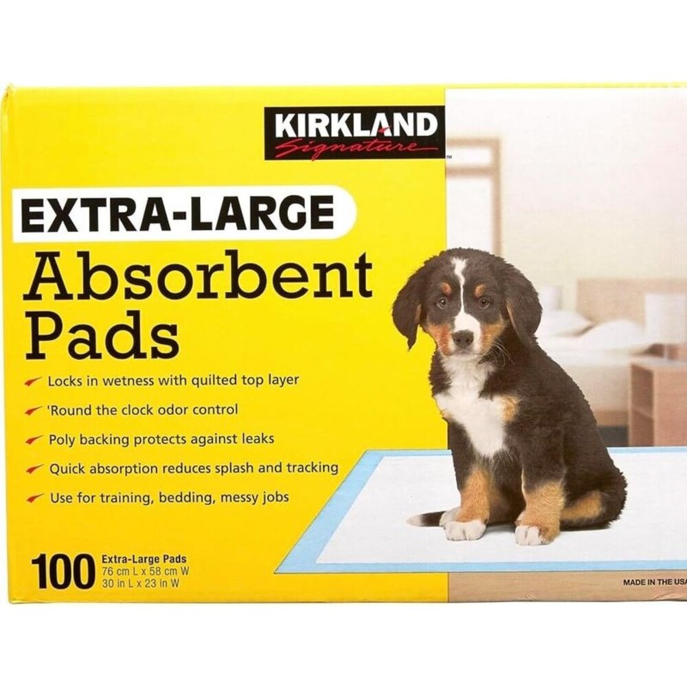 Kirkland Signature Extra Large Absorbent Pads, 76Cm X 58Cm - 100 Pack